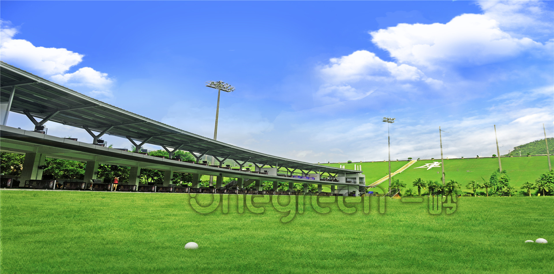 Golf club driving range of Shenzhen Merlin Sports Center