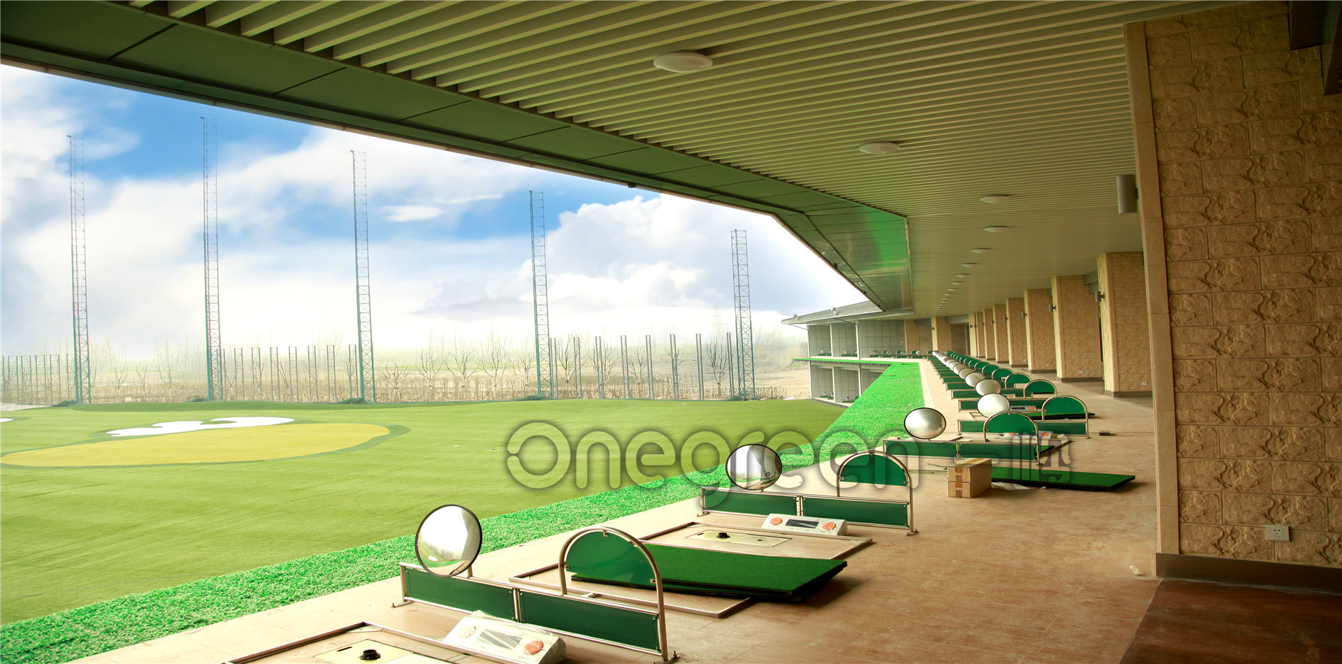 Yancheng, Jiangsu Province - Golf Fencing Netting Vertical Column